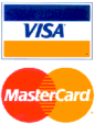 Visa & Mastercard now accepted